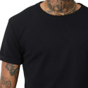 T-Shirt Piqué Noir Frilivin