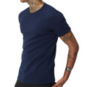 T-Shirt Piqué Bleu Marine Frilivin