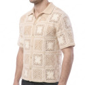 Chemisette Granny Square Beige Frilivin
