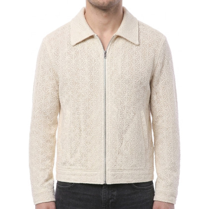 Veste Broderie Anglaise Blanc Cassé Frilivin