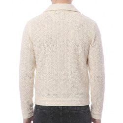 Frilivin Eyelet Lace Jacket - Off White