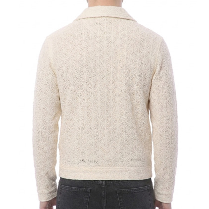 Frilivin Eyelet Lace Jacket - Off White