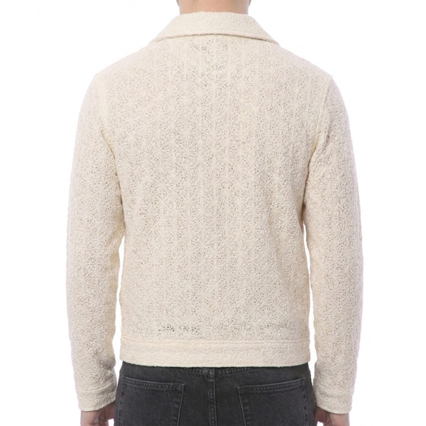 Frilivin Eyelet Lace Jacket - Off White