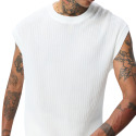Ensemble Débardeur et Pantalon en Maille - Blanc Frilivin