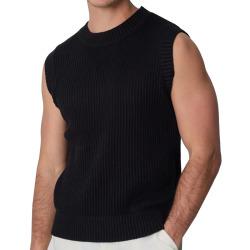 Débardeur en Maille Noir Frilivin