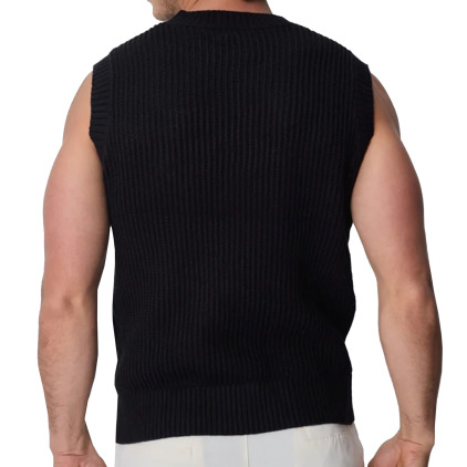 Débardeur en Maille Noir Frilivin