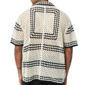 Chemisette Crochet Beige - Noir Frilivin