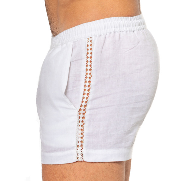 Short Mykonos Blanc L'Homme Invisible