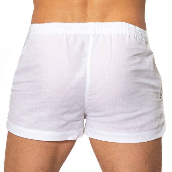 L'Homme invisible Mykonos Shorts - White