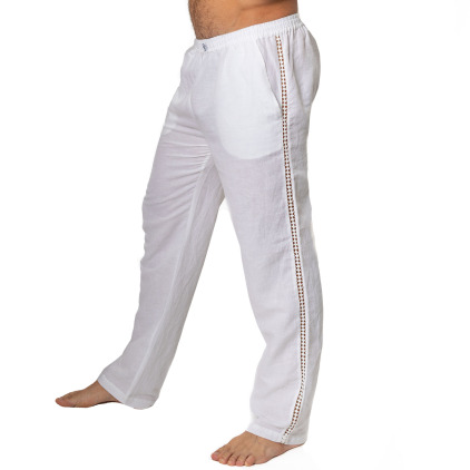 Pantalon Mykonos Blanc L'Homme Invisible