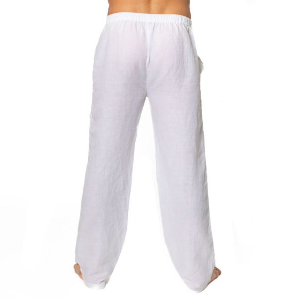 Pantalon Mykonos Blanc L'Homme Invisible