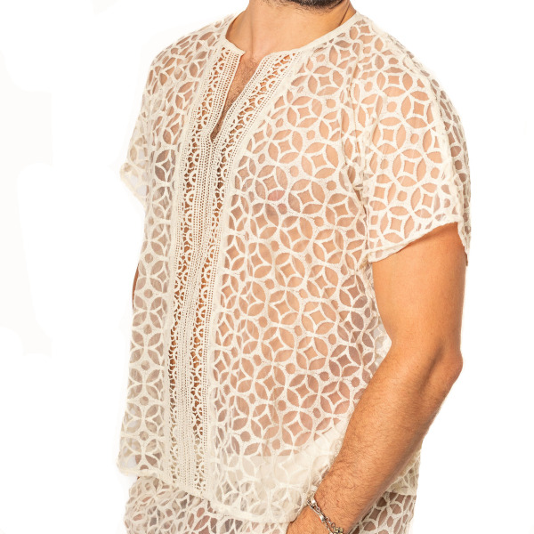 L'Homme invisible La Poésie T-Shirt - Vanilla
