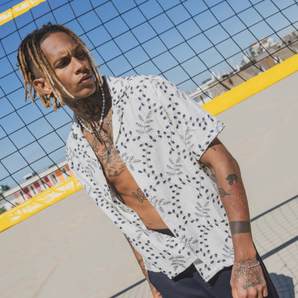 Frilivin Camp Shirt - White