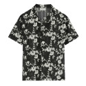 Chemisette Broderie Florale Noire Frilivin