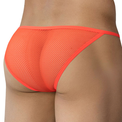 CUT4MEN ULTR4MESH Mini Briefs - Neon Orange