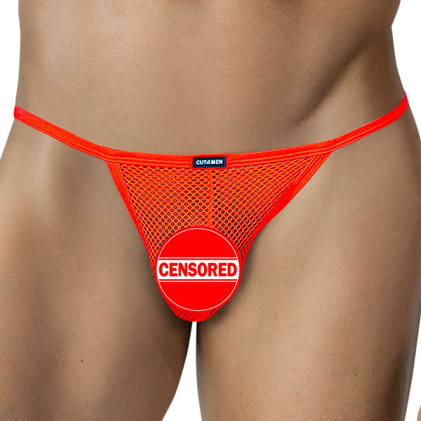 Slip Mini ULTR4MESH Orange Fluo CUT4MEN