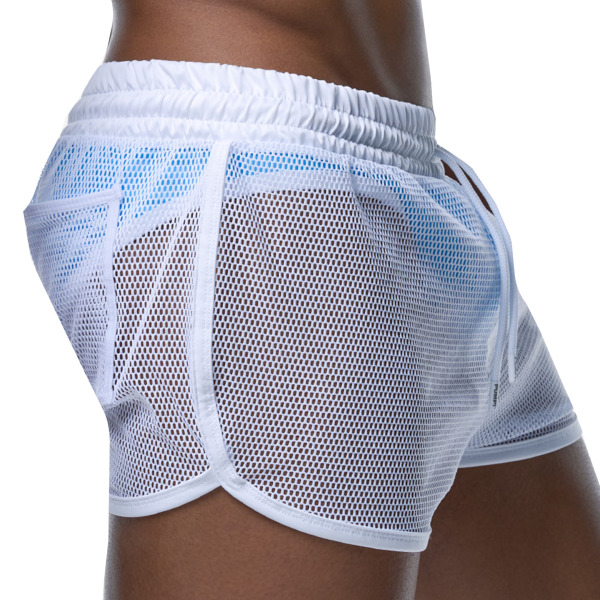 Pump! Mesh Shorts - White