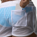 Pump! Mesh Shorts - White