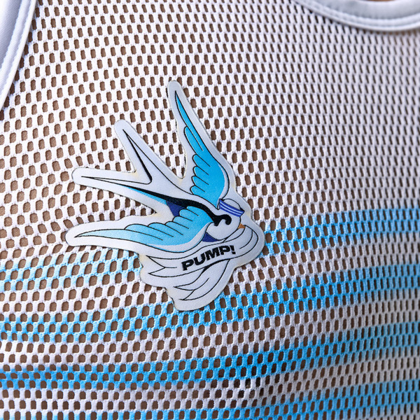 Pump! Mesh Tank Top - Light Blue Sailor