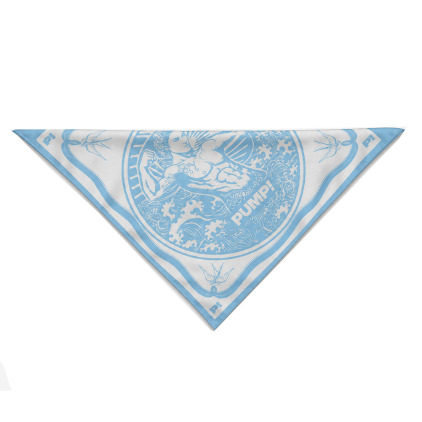Foulard Carré Sailor Bleu Ciel Pump!
