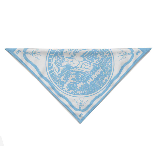 Pump! Square Scarf - Light Blue Sailor