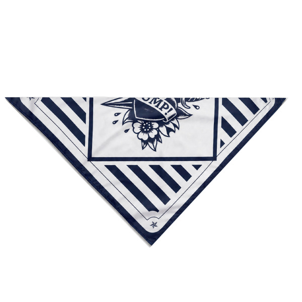 Foulard Carré Sailor Bleu Marine Pump!