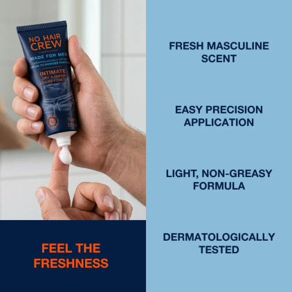 Poudre Liquide Intime Dry and Fresh - 75 ml No Hair Crew