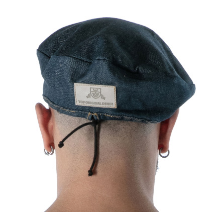 TOF Paris Raw Denim Beret - Blue