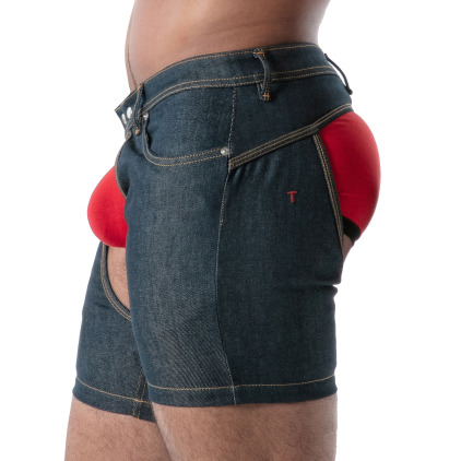 Short Chaps Denim Brut Bleu TOF Paris
