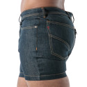 Short Zippé Denim Brut Bleu TOF Paris