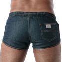 TOF Paris Raw Denim Retro Shorts - Blue