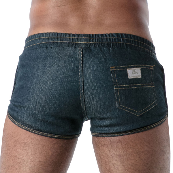 Short Rétro Denim Brut Bleu TOF Paris