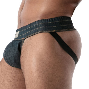 Jock Strap Denim Brut Bleu TOF Paris
