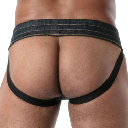 Jock Strap Denim Brut Bleu TOF Paris