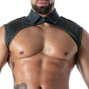 Harnais à Col Chemise Denim Brut Bleu TOF Paris