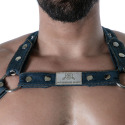 TOF Paris Raw Denim Bulldog Harness - Blue