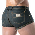 TOF Paris Raw Denim Full Zip Trunks - Blue