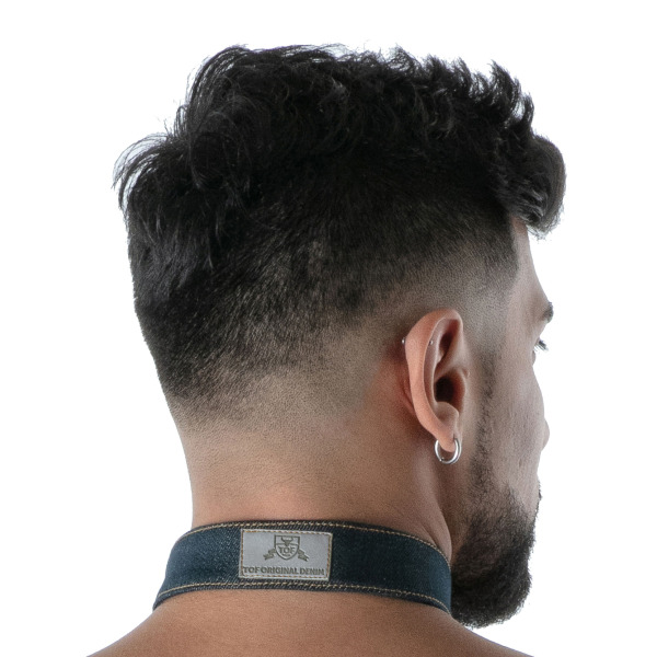 TOF Paris Raw Denim Collar - Blue