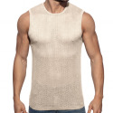 Addicted Chevron Tank Top - Beige
