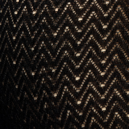 String Ficelle Chevron Noir Addicted