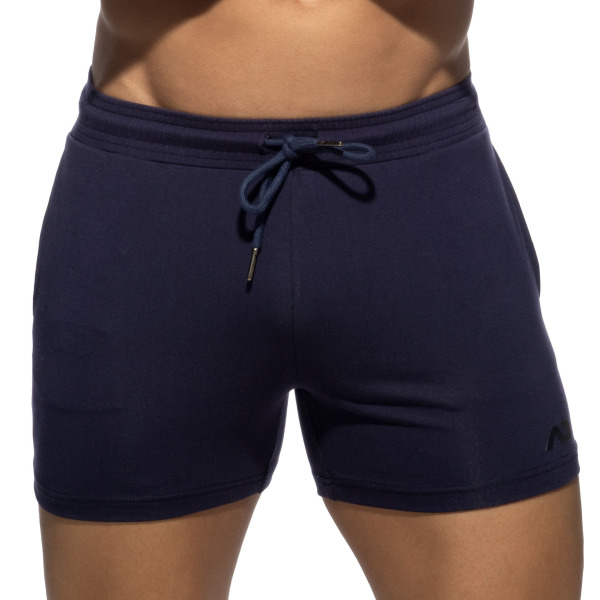 Short Gym AD Coton Bleu Marine Addicted