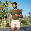 SKU Cotton T-Shirt - Khaki