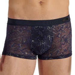 HOM Temptation Purple Boxer Briefs - Navy