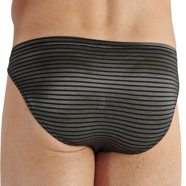 HOM Monsieur Comfort Micro Briefs - Black - Silver