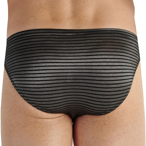HOM Monsieur Comfort Micro Briefs - Black - Silver