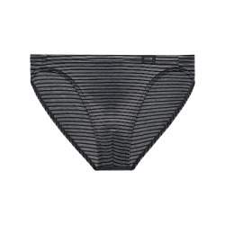Slip Comfort Micro Monsieur Noir - Argent HOM