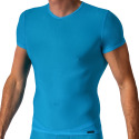 Manstore M101 V-Neck Regular T-Shirt - Sky Blue