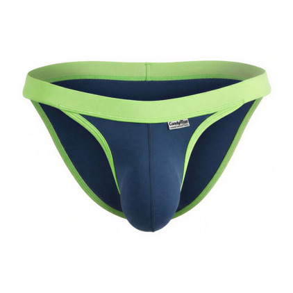 Slip Tanga Neon Bleu Marine CandyMan