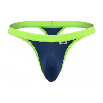 CandyMan Neon Thong - Navy