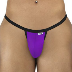 CandyMan Microfiber Thong - Purple